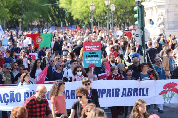 Comemorações populares do 25 de Abril em Lisboa