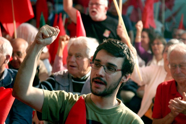 Comício «Basta de submissão à União Europeia e ao Euro», Queluz