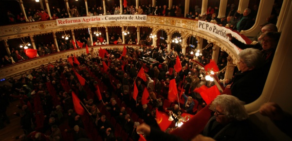Comício Comemorativo do 40º aniversário da Reforma Agrária, Évora