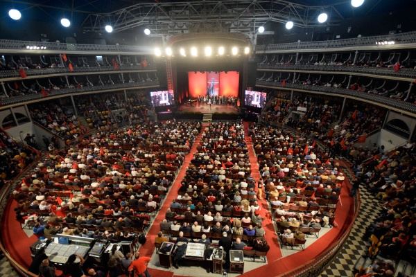 Comício comemorativo do Centenário da Revolução de Outubro