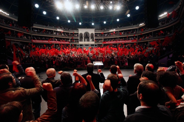 Comício comemorativo do Centenário da Revolução de Outubro