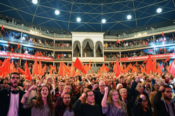 Comício comemorativo do Centenário da Revolução de Outubro