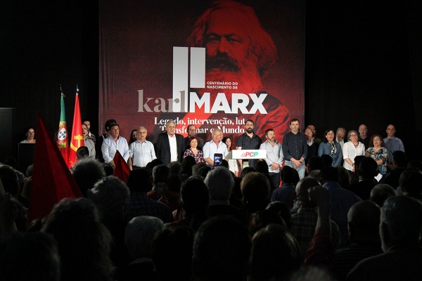 Comício Comemorativo do II Centenário do nascimento de Karl Marx