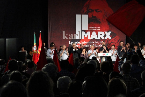 Comício Comemorativo do II Centenário do nascimento de Karl Marx