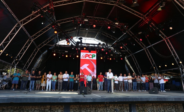 Comício da 46.ª edição da Festa do Avante!