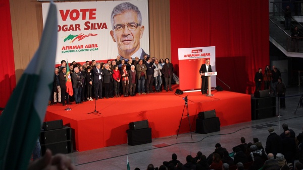 Comício em Lisboa da candidatura de Edgar Silva à Presidência da República