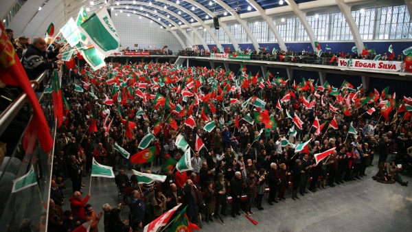 Comício em Lisboa da candidatura de Edgar Silva à Presidência da República