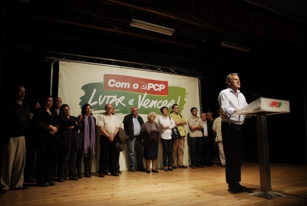 Comício do PCP em Coimbra