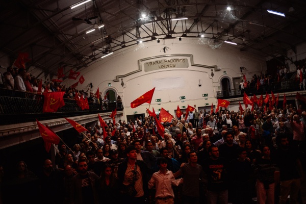 Comício em Lisboa
