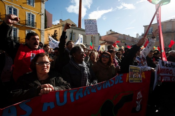 Concentração da CGTP-IN - «Votar Contra o Orçamento do Estado» - Lisboa