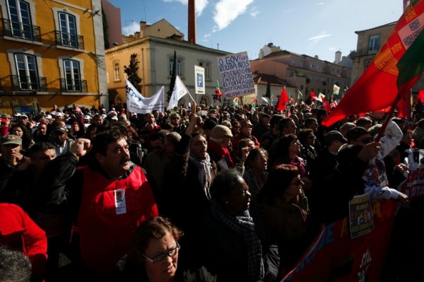 Concentração da CGTP-IN - «Votar Contra o Orçamento do Estado» - Lisboa
