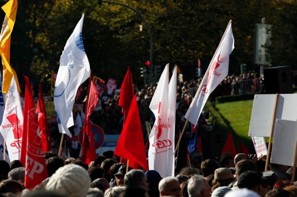 Concentração da CGTP-IN - «Votar Contra o Orçamento do Estado» - Lisboa