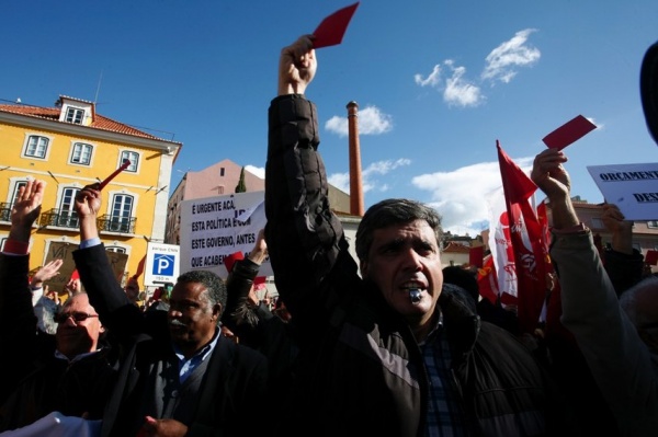 Concentração da CGTP-IN - «Votar Contra o Orçamento do Estado» - Lisboa