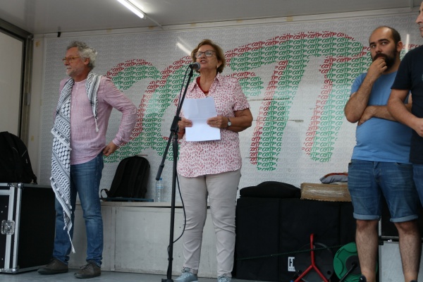 Concentração "Pela Paz no Médio Oriente! Pelos direitos do povo palestiniano"