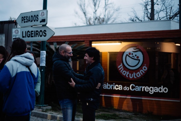 Contacto com os trabalhadores da Matutano