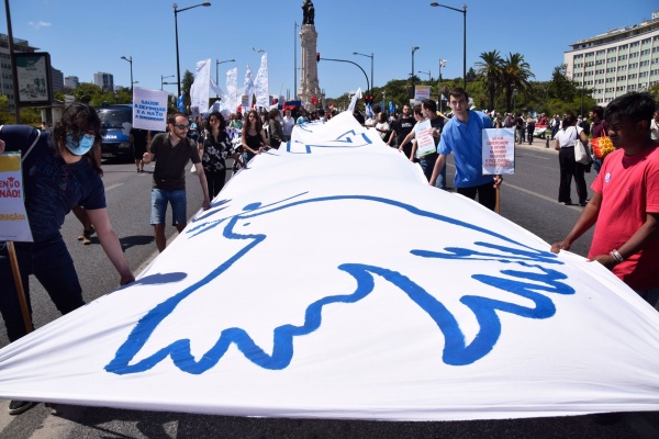 Parade "Yes to Peace! No to war and the arms race», Lisbon