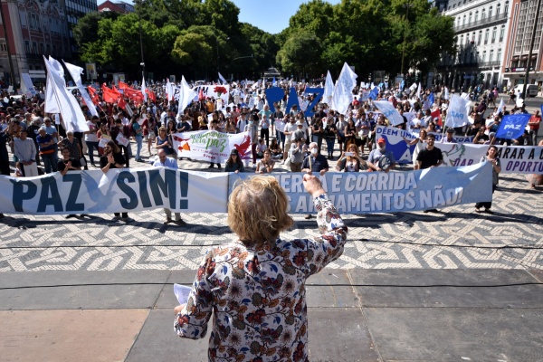 Parade "Yes to Peace! No to war and the arms race», Lisbon
