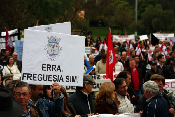 Freguesias em concentração - ANAFRE