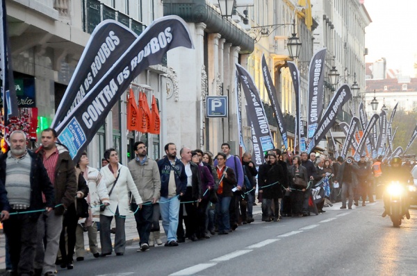 Frente Comum protestou em Lisboa