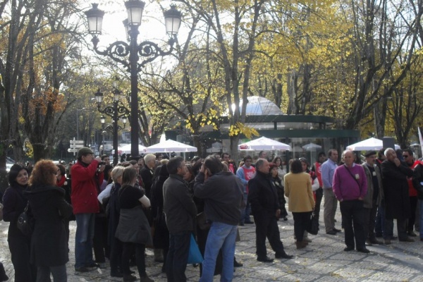 Manifestação em Coimbra
