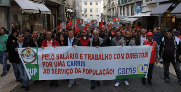 Carris - Manifestação Lisboa