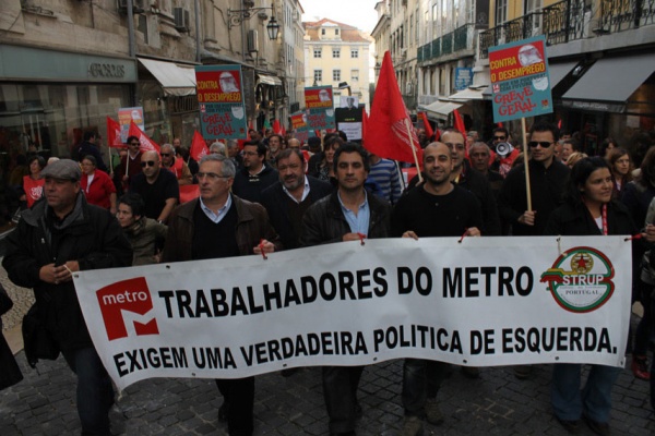 Trabalhadores do Metro - Manifestação Lisboa