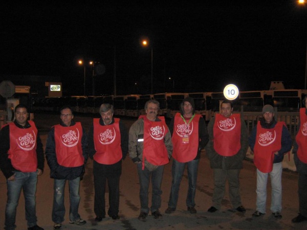 24/Nov Piquete na estação da TST na Broega,  Moita