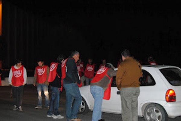 Alpiarça - Piquetes na Zona Industrial