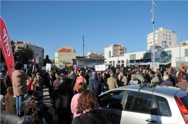 Concentração no Barreiro