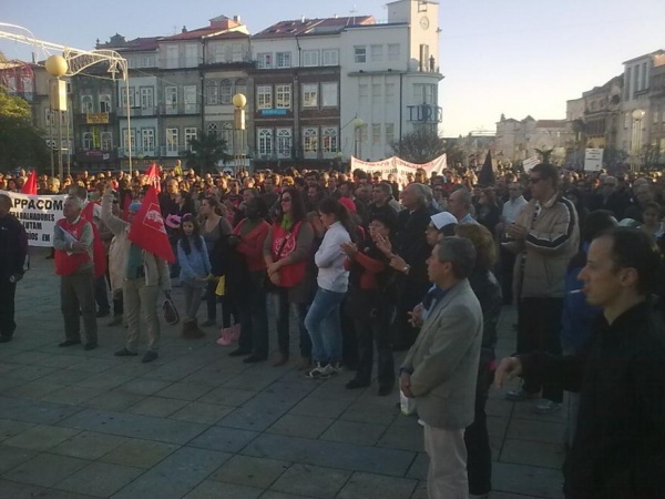Concentração em Braga