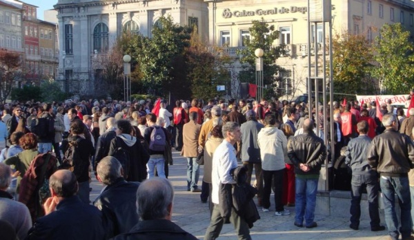 Concentração em Braga
