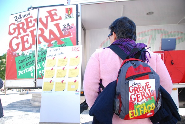 Manifestação em Lisboa