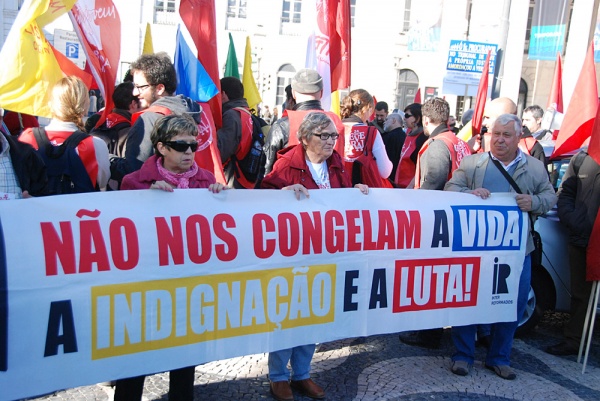 Manifestação em Lisboa
