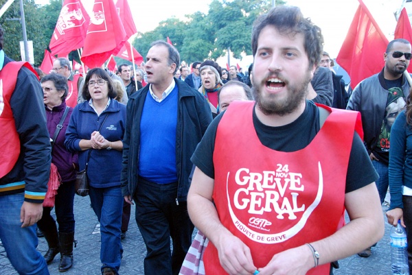 Manifestação em Lisboa