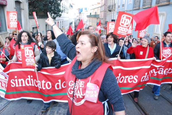Manifestação em Lisboa