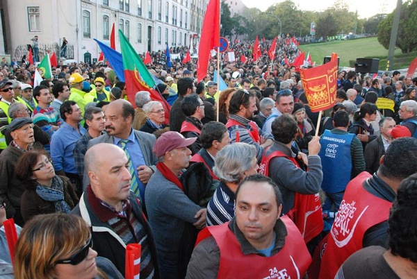 Manifestação em Lisboa