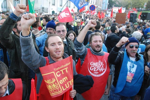 Manifestação em Lisboa