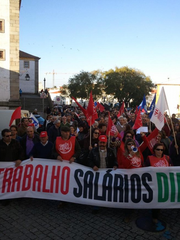 Concentração em Évora