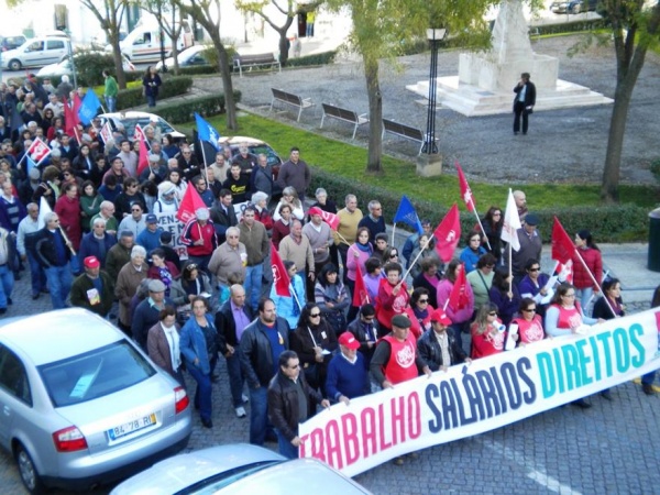 Concentração em Évora