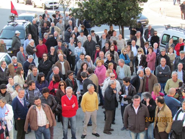 Concentração em Guimarães