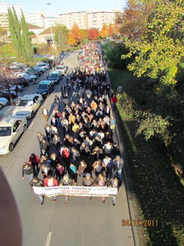 Concentração em Guimarães