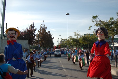 Historical demonstration in Lisbon
