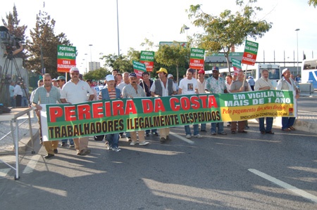 Historical demonstration in Lisbon