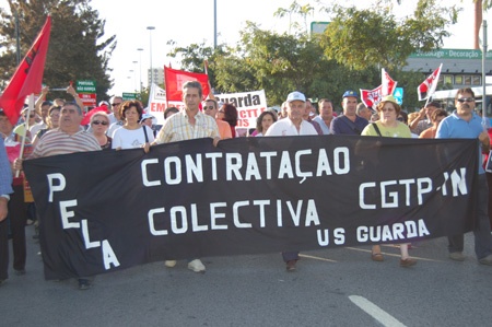 Historical demonstration in Lisbon