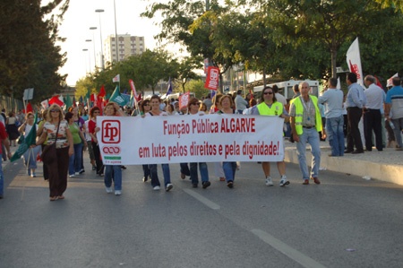 Historical demonstration in Lisbon