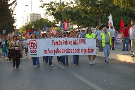 Historical demonstration in Lisbon