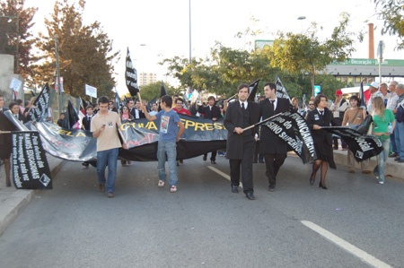 Historical demonstration in Lisbon