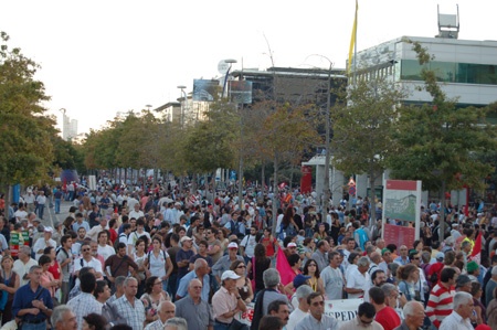 Historical demonstration in Lisbon