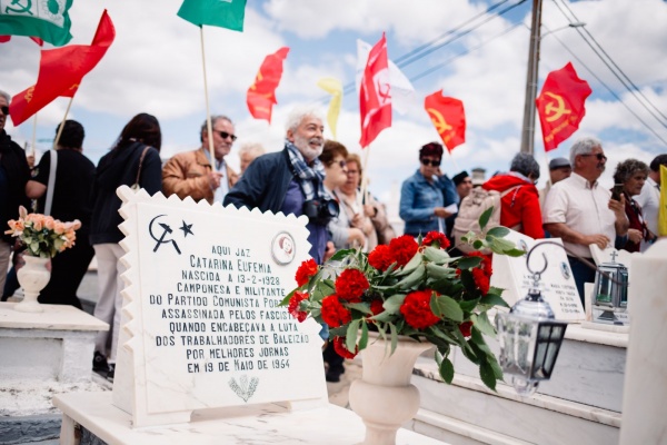 Homenagem a Catarina Eufémia no 70.º aniversário do seu assassinato