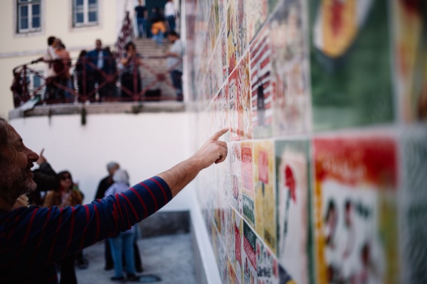 Inauguração do Mural Colectivo de Azulejos «Cumprir»